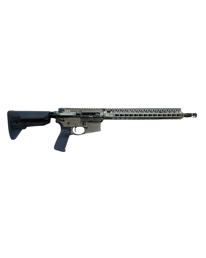 Carabine BCM RECCE-14 KMR-A13 calibre 5.56 NATO, canon 14.5 pouces, garde-main KeyMod, finition Tactical Gray.