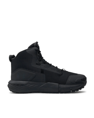 Chaussure Under Armour Charged Valsetz Mid homme noire avec semelle Vibram TC4+ et tige mi-haute.