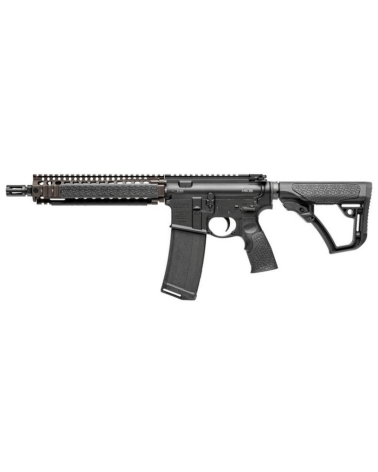 Carabine AR15 Daniel Defense MK18 Mil Spec Brown calibre 5.56, canon court 10.3 pouces, garde-main RIS II quadrirail.