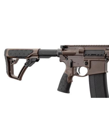 Carabine AR15 Daniel Defense MK18 Mil Spec Brown calibre 5.56, canon court 10.3 pouces, garde-main RIS II quadrirail.