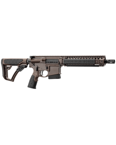 Carabine AR15 Daniel Defense MK18 Mil Spec Brown calibre 5.56, canon court 10.3 pouces, garde-main RIS II quadrirail.