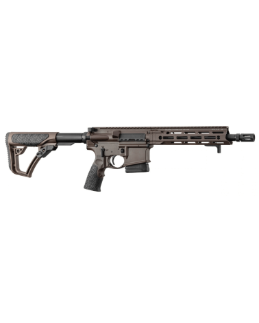 Carabine Daniel Defense DDM4 V7-P calibre 5.56 NATO, canon 10.3 pouces, garde-main MFR 9.0 M-LOK, finition brune.