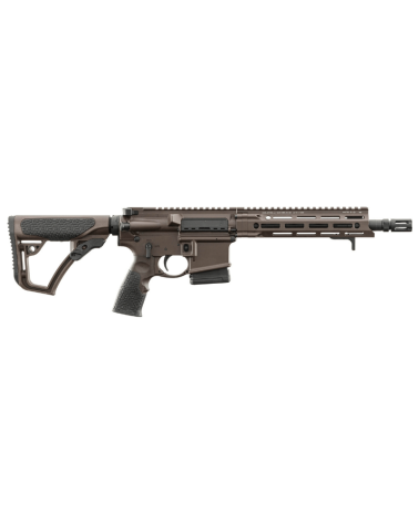 Carabine Daniel Defense DDM4 V7-P calibre 5.56 NATO, canon 10.3 pouces, garde-main MFR 9.0 M-LOK, finition brune.