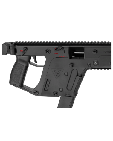 Réplique airsoft Kriss Vector GBB Krytac calibre 6mm, système Super V, crosse pliante, licence officielle.