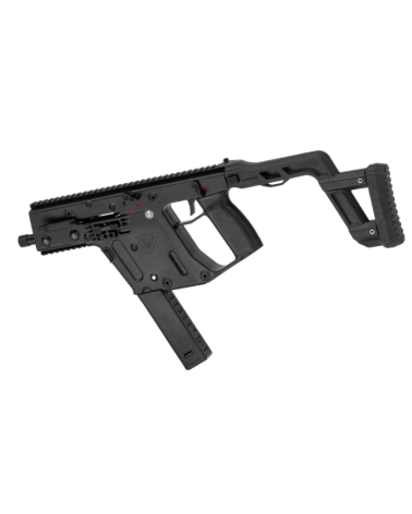 Réplique airsoft Kriss Vector GBB Krytac calibre 6mm, système Super V, crosse pliante, licence officielle.