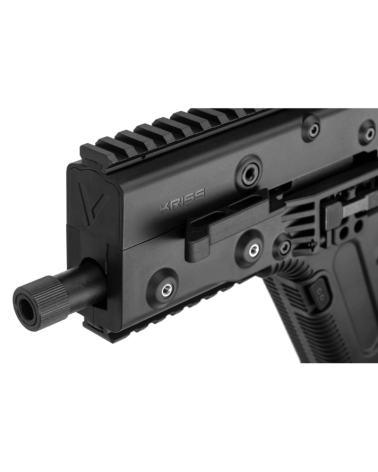 Réplique airsoft Kriss Vector GBB Krytac calibre 6mm, système Super V, crosse pliante, licence officielle.