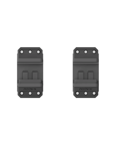 Lot de colliers 34mm Genii Picatinny Low 24mm Vector Optics, aluminium 7075-T6, finition noir mat.