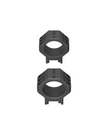 Lot de colliers 34mm Genii Picatinny Low 24mm Vector Optics, aluminium 7075-T6, finition noir mat.