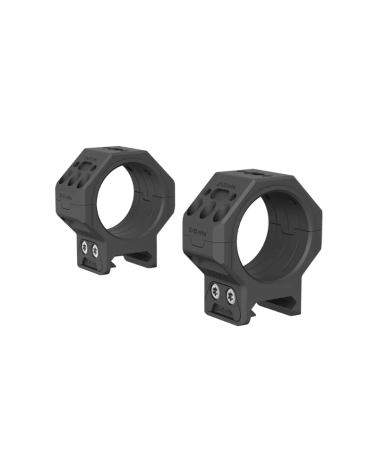 Lot de colliers 34mm Genii Picatinny Low 24mm Vector Optics, aluminium 7075-T6, finition noir mat.