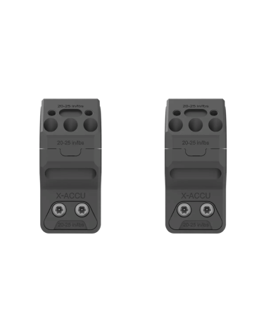 Colliers 34mm Genii Picatinny Medium 28mm Vector Optics, aluminium 7075-T6, finition noir mat.