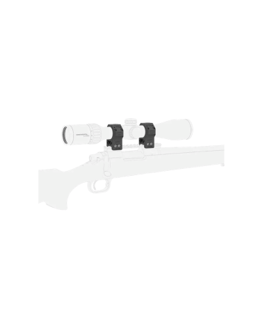 Colliers 30mm Genii Picatinny Haut 32mm Vector Optics, aluminium 7075-T6, finition noir mat.