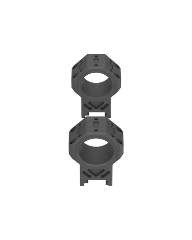 Colliers 30mm Genii Picatinny Haut 32mm Vector Optics, aluminium 7075-T6, finition noir mat.