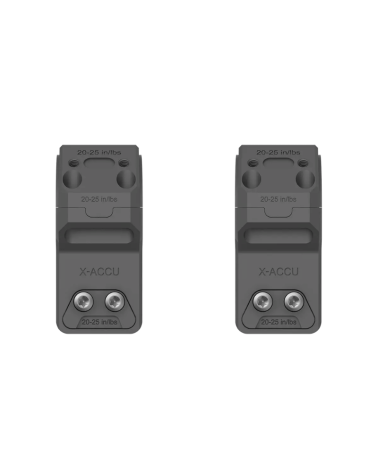 Colliers 30mm Genii Picatinny Haut 32mm Vector Optics, aluminium 7075-T6, finition noir mat.