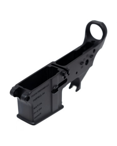 Lower AR-15 forgé Faxon Firearms stripped avec kit de finition, aluminium 7075-T6, pontet B5 Systems.