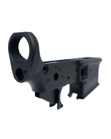 Lower AR-15 forgé Faxon Firearms stripped avec kit de finition, aluminium 7075-T6, pontet B5 Systems.