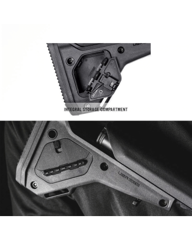 Crosse Magpul UBR GEN2 rétractable FDE (Flat Dark Earth) pour AR-15/M4 avec compartiment de rangement