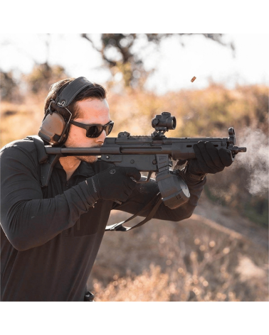 Crosse Magpul SL noire pliable pour HK94/MP5/SP5 avec butt-pad amovible et montage QD intégré.
