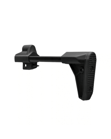 Crosse Magpul SL noire pliable pour HK94/MP5/SP5 avec butt-pad amovible et montage QD intégré.
