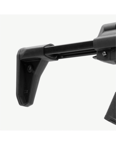 Crosse Magpul SL noire pliable pour HK94/MP5/SP5 avec butt-pad amovible et montage QD intégré.