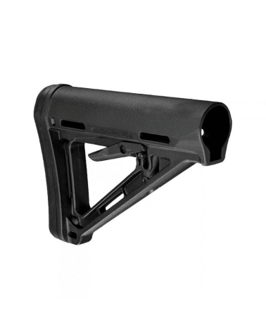 Crosse Magpul MOE Com-Spec noire pour HK416F, montage sur tube de diamètre commercial.