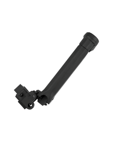 Crosse pliante Magpul Zhukov-S noire pour AK47/AKM/AK74, repli à droite, plaque de couche caoutchouc.