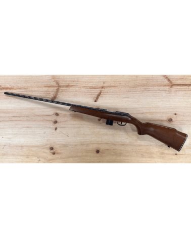 Carabine de jardin J. Gaucher Gazelle calibre 9 mm Flobert, canon 65 cm, crosse bois à poignée pistolet, occasion.