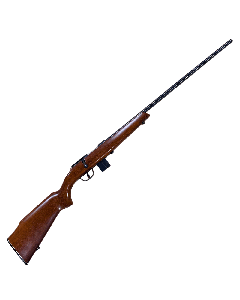 Carabine de jardin J. Gaucher Gazelle calibre 9 mm Flobert, canon 65 cm, crosse bois à poignée pistolet, occasion.