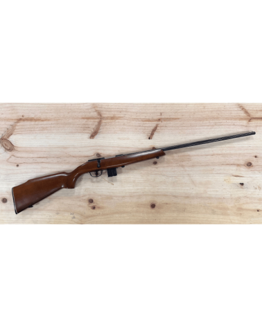Carabine de jardin J. Gaucher Gazelle calibre 9 mm Flobert, canon 65 cm, crosse bois à poignée pistolet, occasion.