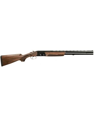 Fusil superposé Franchi Feeling Bécassier cal. 20/76, canon 62 cm, bascule Ergal noire gravée et crosse noyer.