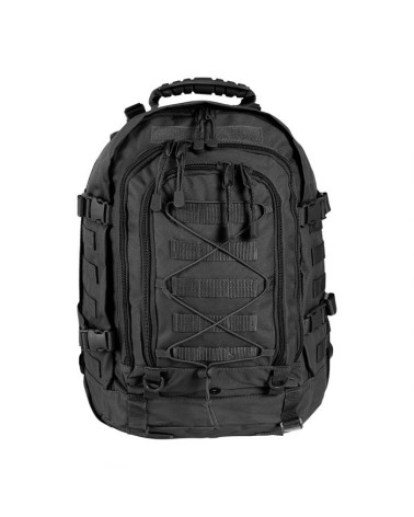 Sac à dos tactique noir A.R.E.S 45/60L avec passants MOLLE et capacité extensible Sac à dos tactique noir A.R.E.S 45/60L avec passants MOLLE et capacité extensible