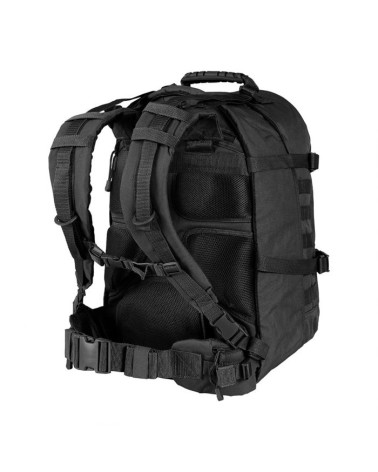 Sac à dos tactique noir A.R.E.S 45/60L avec passants MOLLE et capacité extensible Sac à dos tactique noir A.R.E.S 45/60L avec passants MOLLE et capacité extensible