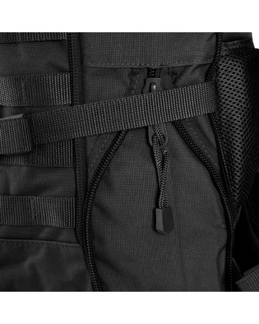Sac à dos tactique noir A.R.E.S 45/60L avec passants MOLLE et capacité extensible Sac à dos tactique noir A.R.E.S 45/60L avec passants MOLLE et capacité extensible
