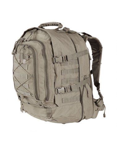 Sac à dos modulable 45 à 60 litres coloris coyote de la marque A.R.E.S avec passants MOLLE