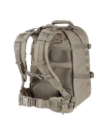 Sac à dos modulable 45 à 60 litres coloris coyote de la marque A.R.E.S avec passants MOLLE Sac à dos modulable 45 à 60 litres coloris coyote de la marque A.R.E.S avec passants MOLLE
