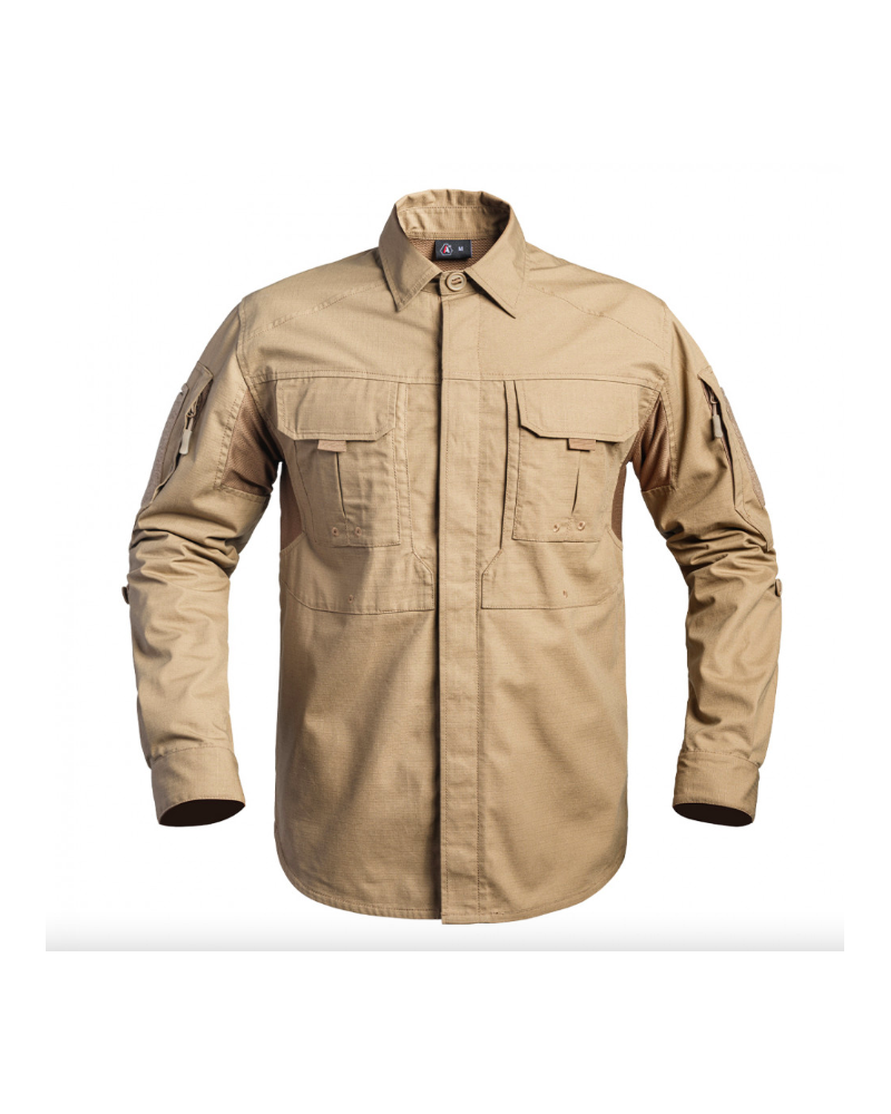 CHEMISE FIGHTER TAN - A10 EQUIPMENT CHEMISE FIGHTER TAN - A10 EQUIPMENT