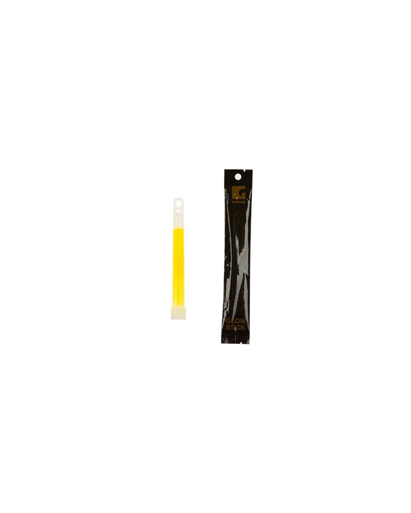 Bâton lumineux jaune Clawgear – 6 inch, parfait pour la signalisation de sécurité