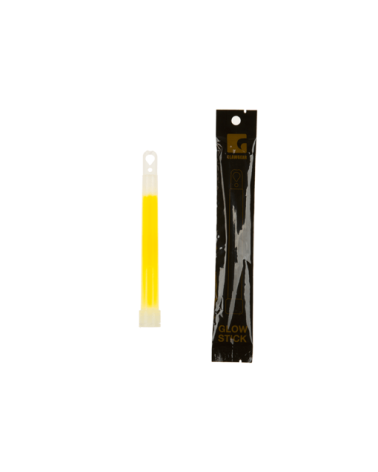 Bâton lumineux jaune Clawgear – 6 inch, parfait pour la signalisation de sécurité