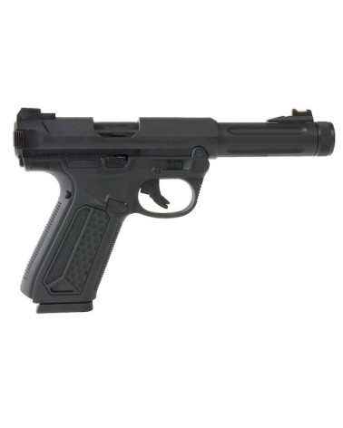 Pistolet airsoft AA-P01 noir à gaz avec culasse blowback de chez Action Army Pistolet airsoft AA-P01 noir à gaz avec culasse blowback de chez Action Army