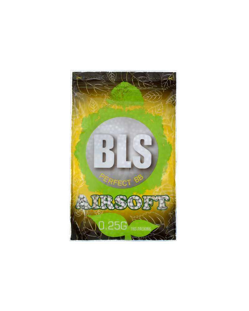 Billes bio 0.25 g BLS – 1 kg de précision pour une pratique d’airsoft responsable et performante. Billes bio 0.25 g BLS – 1 kg de précision pour une pratique d’airsoft responsable et performante.