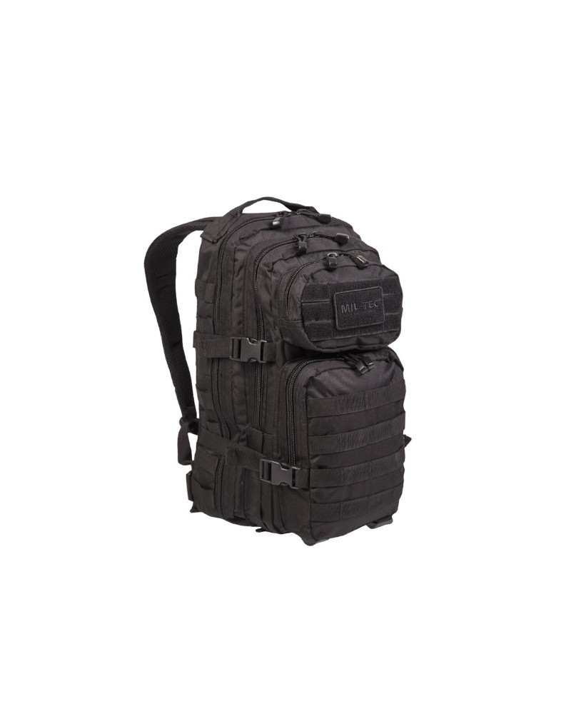 Sac à dos US Assault Small MIL-TEC noir 20L tactique compact Sac à dos US Assault Small MIL-TEC noir 20L tactique compact