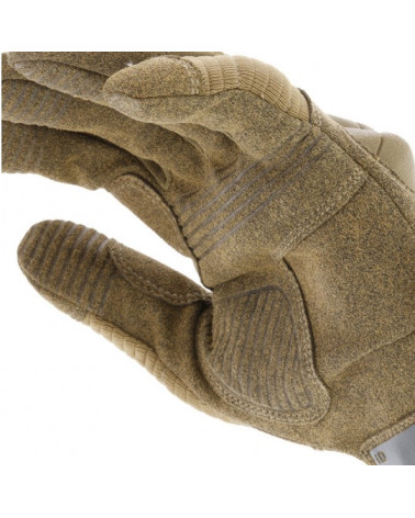 Gants tactiques coqués Mechanix M-PACT 3 coloris tan pour protection maximale