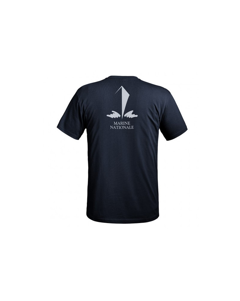 T-SHIRT STRONG LOGO MARINE NATIONALE BLEU MARINE - A10 EQUIPMENT T-SHIRT STRONG LOGO MARINE NATIONALE BLEU MARINE - A10 EQUIPMENT