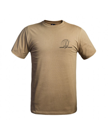 T-shirt Strong Tan Armée de Terre – A10 Equipment, respirant et résistant