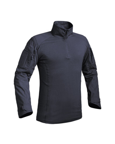 Chemise UBAS Fighter bleu marine – A10 Equipment – tenue tactique respirante et résistante pour forces de l’ordre et militaires