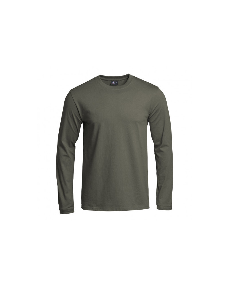T-SHIRT STRONG VERT OLIVE MANCHE LONGUE - A10 EQUIPMENT T-SHIRT STRONG VERT OLIVE MANCHE LONGUE - A10 EQUIPMENT