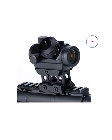 Point Rouge T1 Montage FlexLine - Eclairage rouge ajustable et montage flexible pour répliques.