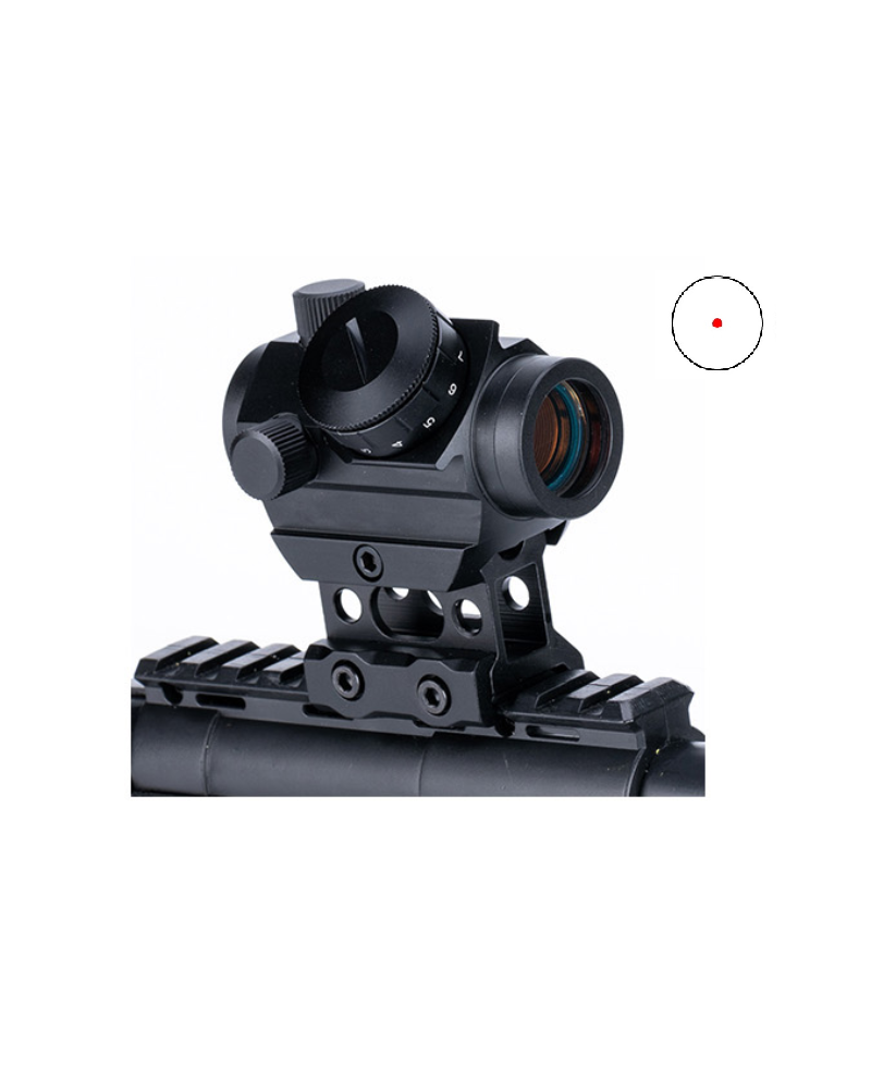 Point Rouge T1 Montage FlexLine - Eclairage rouge ajustable et montage flexible pour répliques. Point Rouge T1 Montage FlexLine - Eclairage rouge ajustable et montage flexible pour répliques.