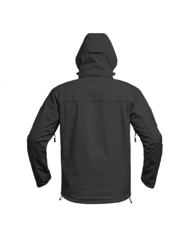 Veste Softshell V2 Fighter noire – A10 Equipment – Tactique, imperméable, renforcée Cordura