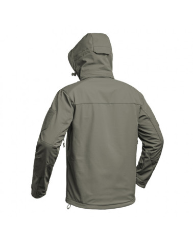 Veste Softshell V2 FIGHTER A10 Equipment – Vert olive, renforts CORDURA & capuche