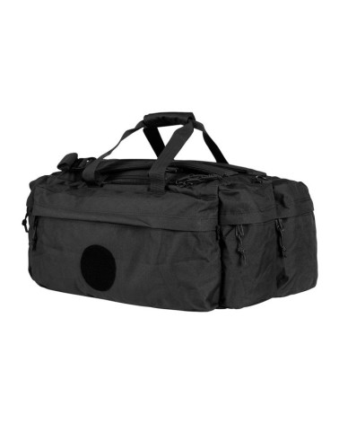Sac TAP Baroud noir 65L A.R.E.S avec 7 poches extérieures pour équipement tactique